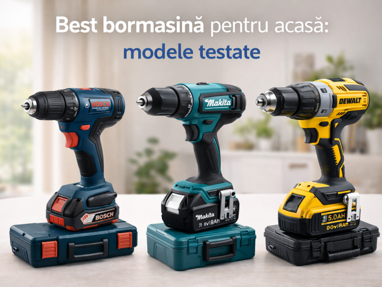 Best bormasina pentru acasa: modele testate