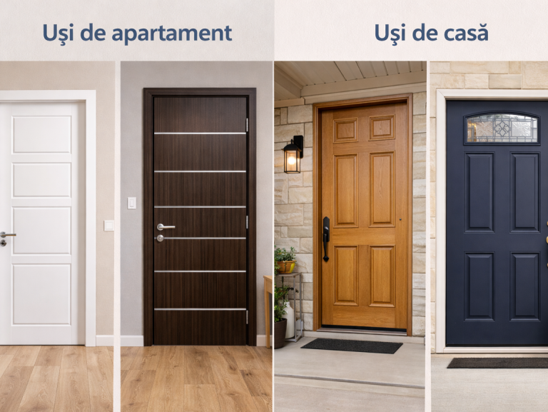 Cum îți alegi corect ușile pentru apartament sau casă – Ghid Complet
